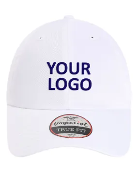 Imperial The Original Buckle Custom Dad Hats, White