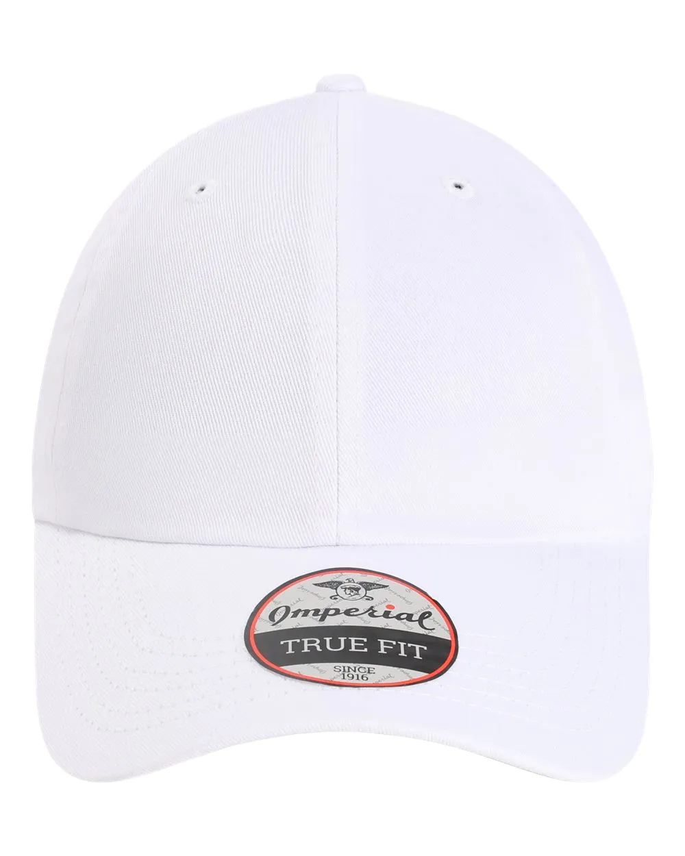 Imperial The Original Buckle Custom Dad Hats, White