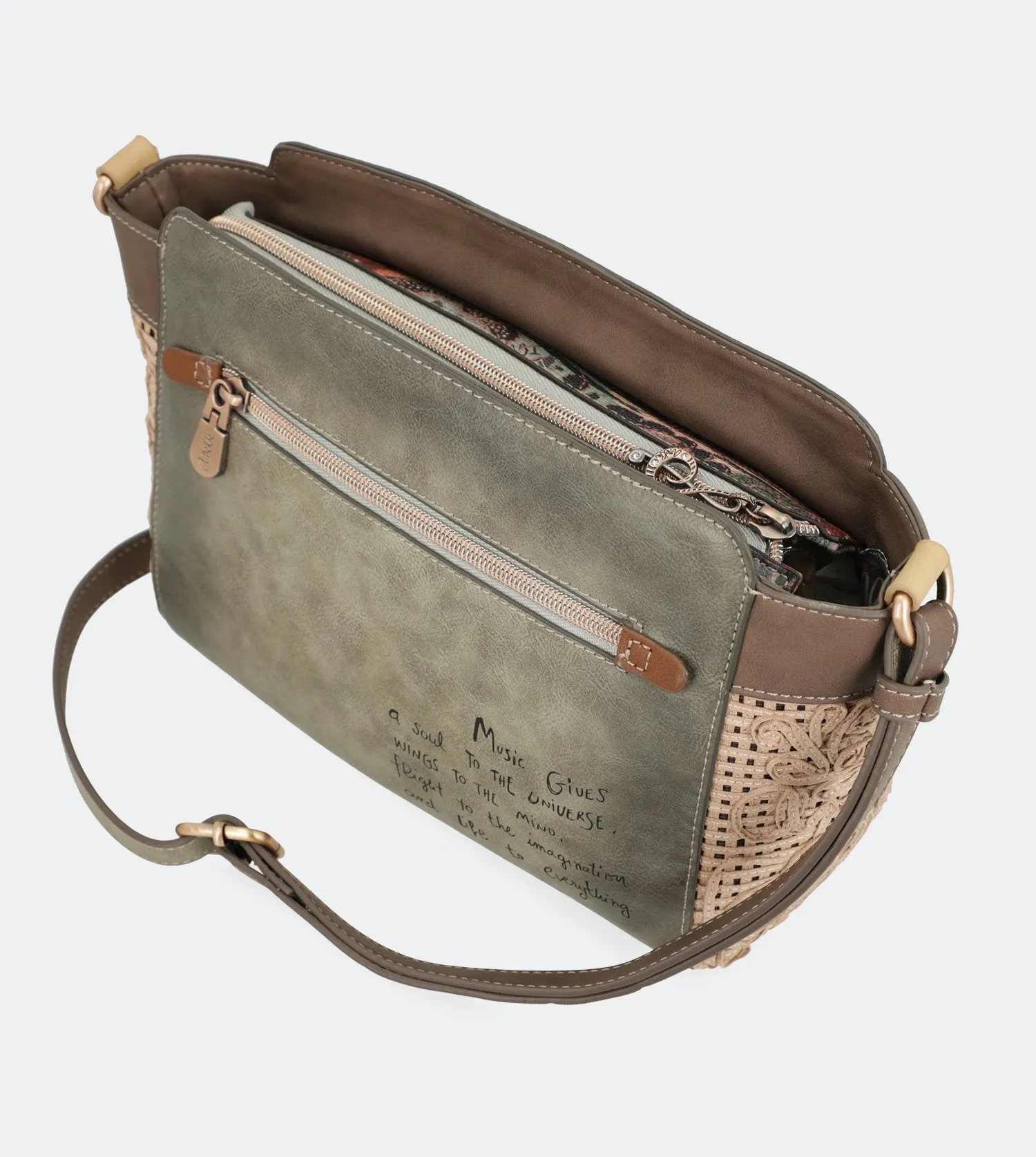 Ixchel Crossbody bag with two premium sides