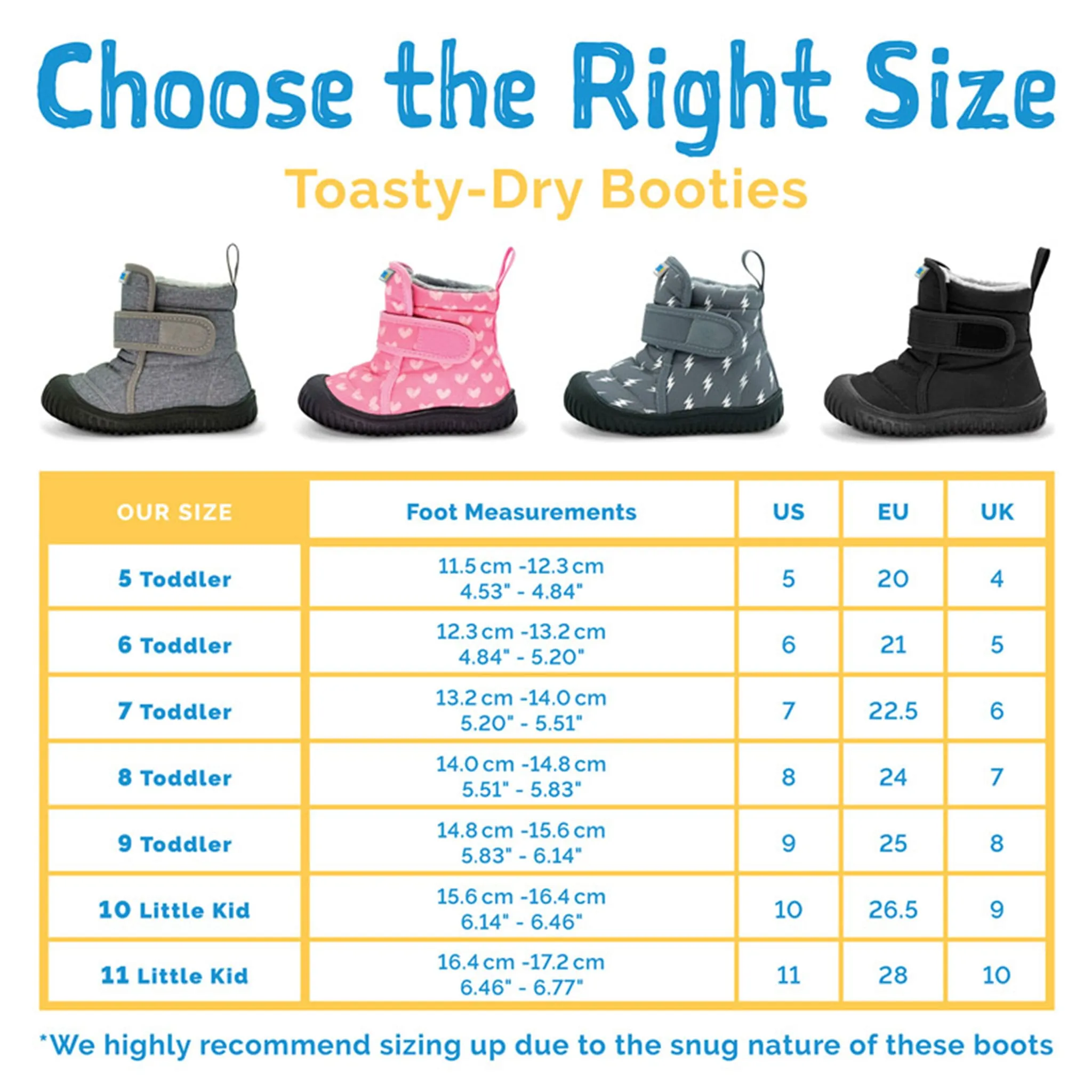 Jan & Jul Black Toasty-Dry Booties  Sizes 5-11  - Clement