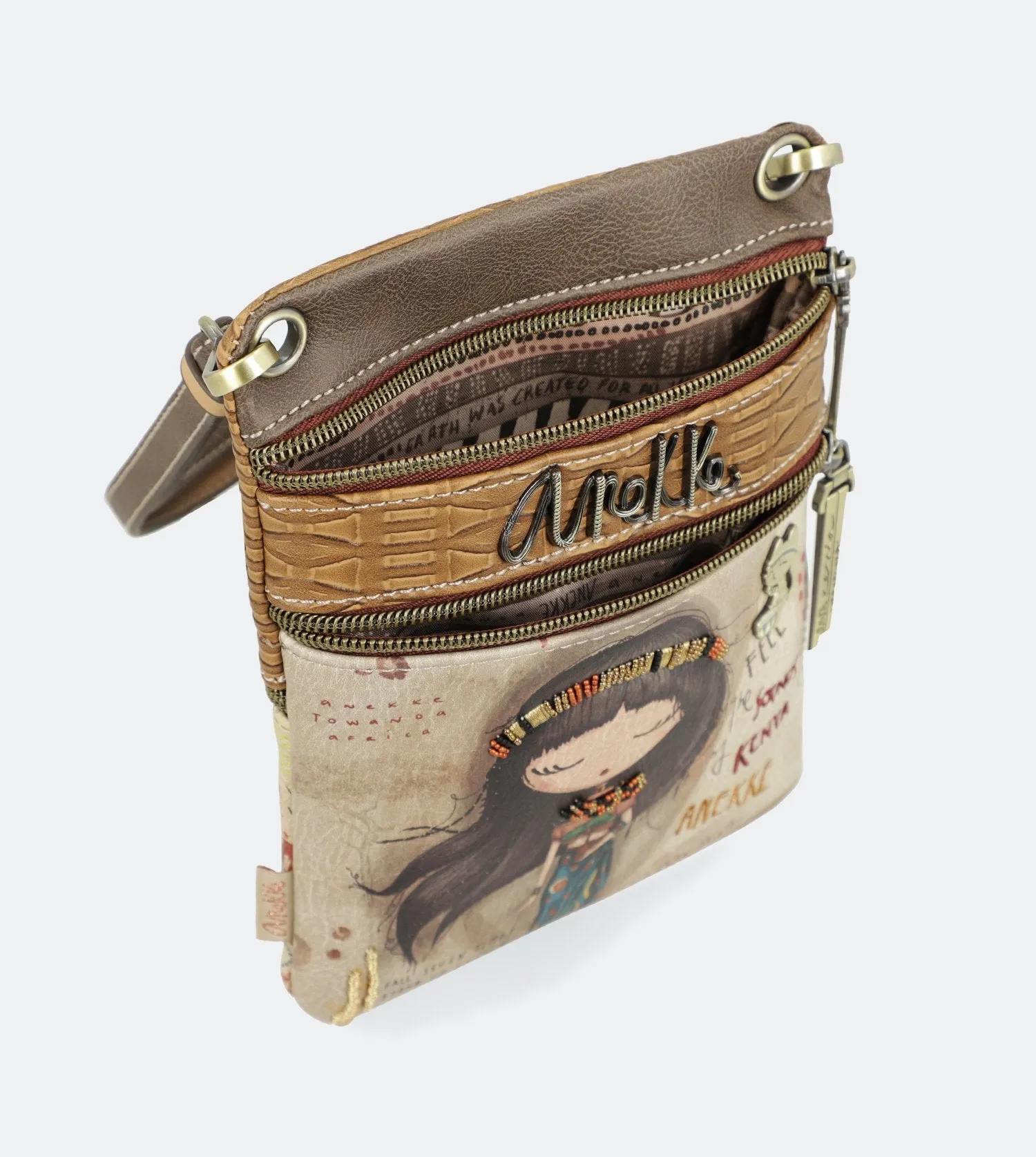 Kenya Mini crossbody bag with a double zip