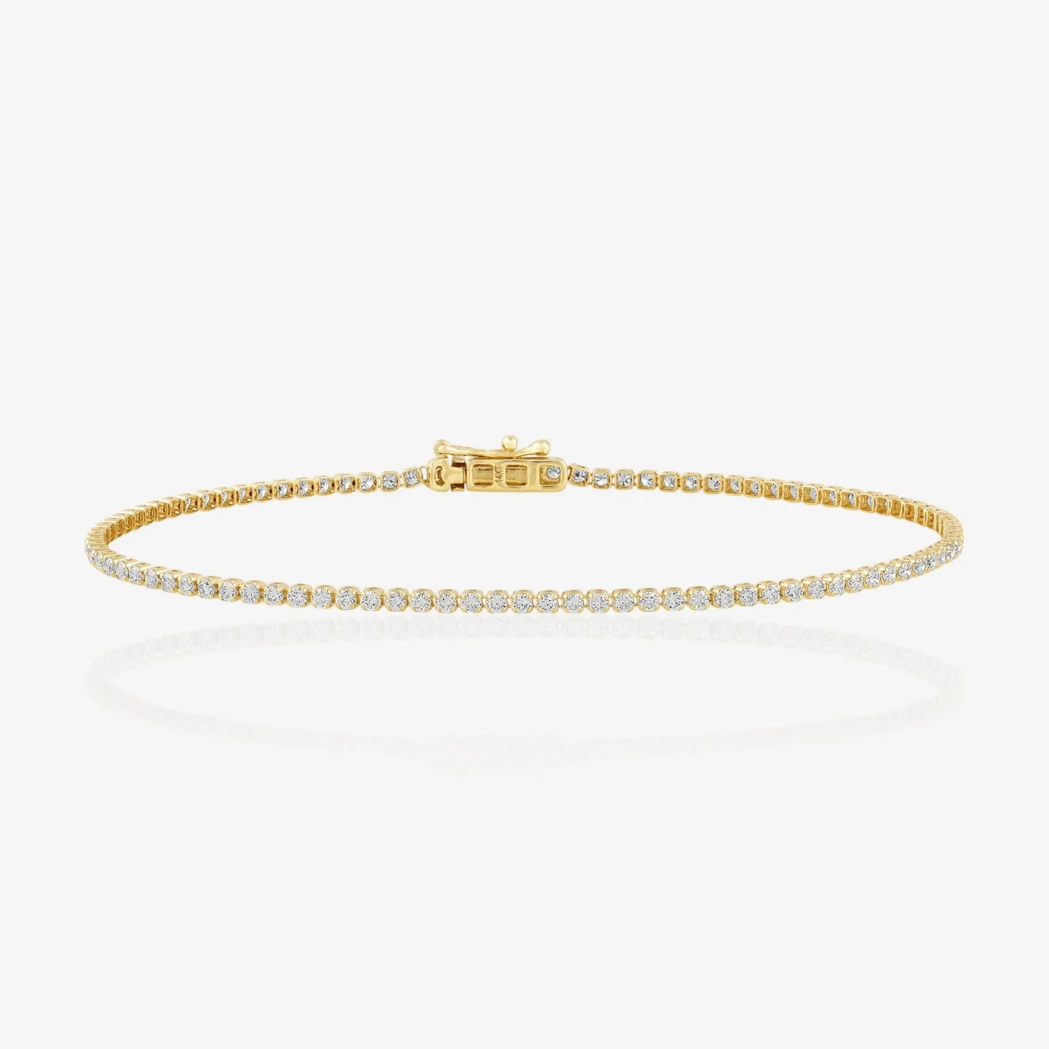 Lab Grown Light Weight Tennis Bracelet