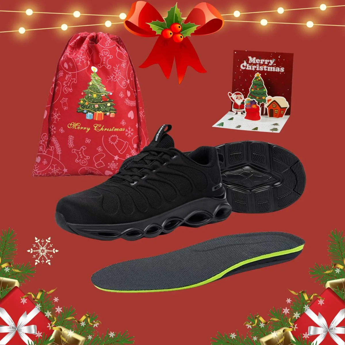 LARNMERN Steel Toe Tennis Shoes Gift Bundle For Men