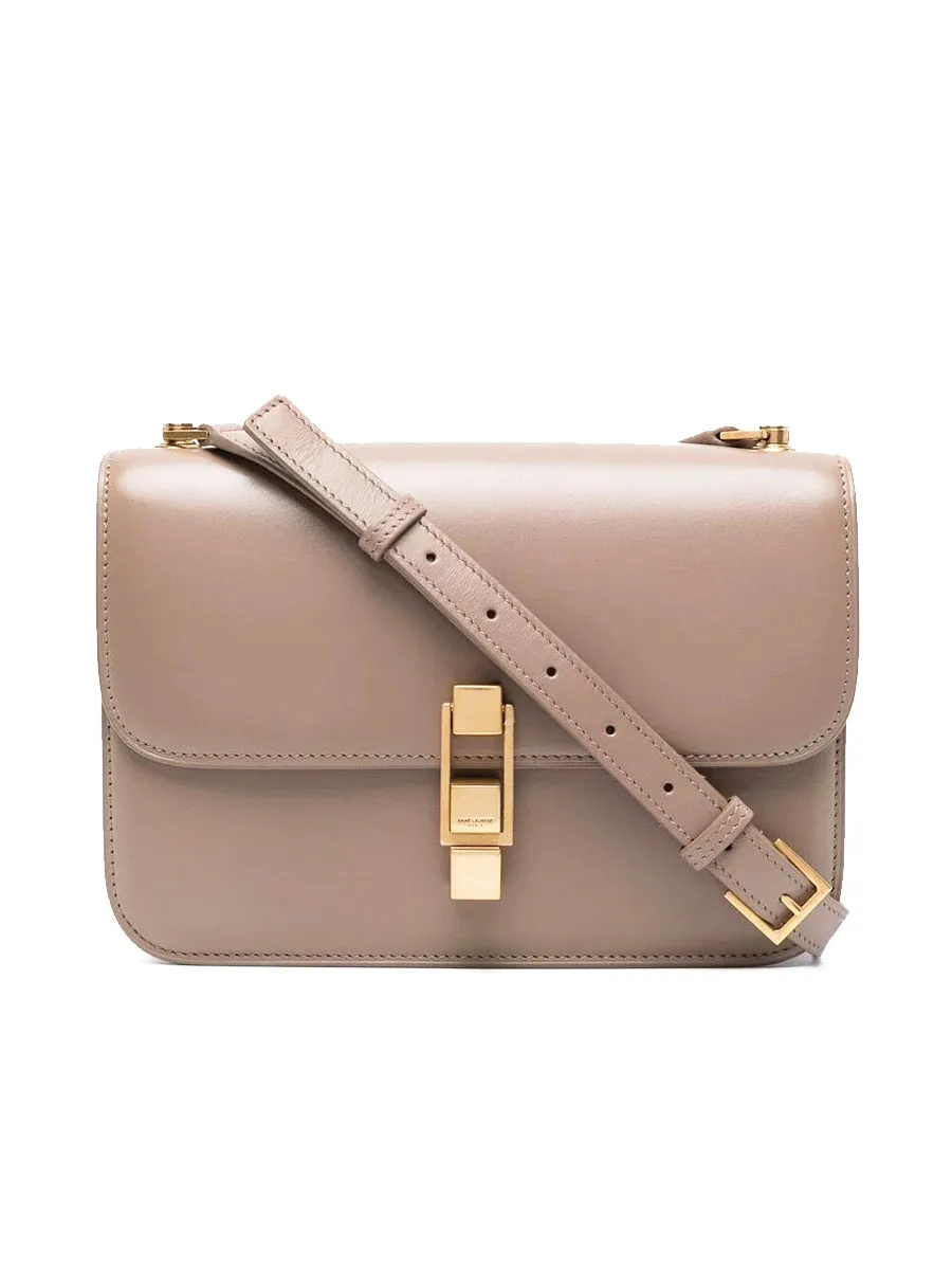 Le Carré Satchel in Box Saint Laurent Leather