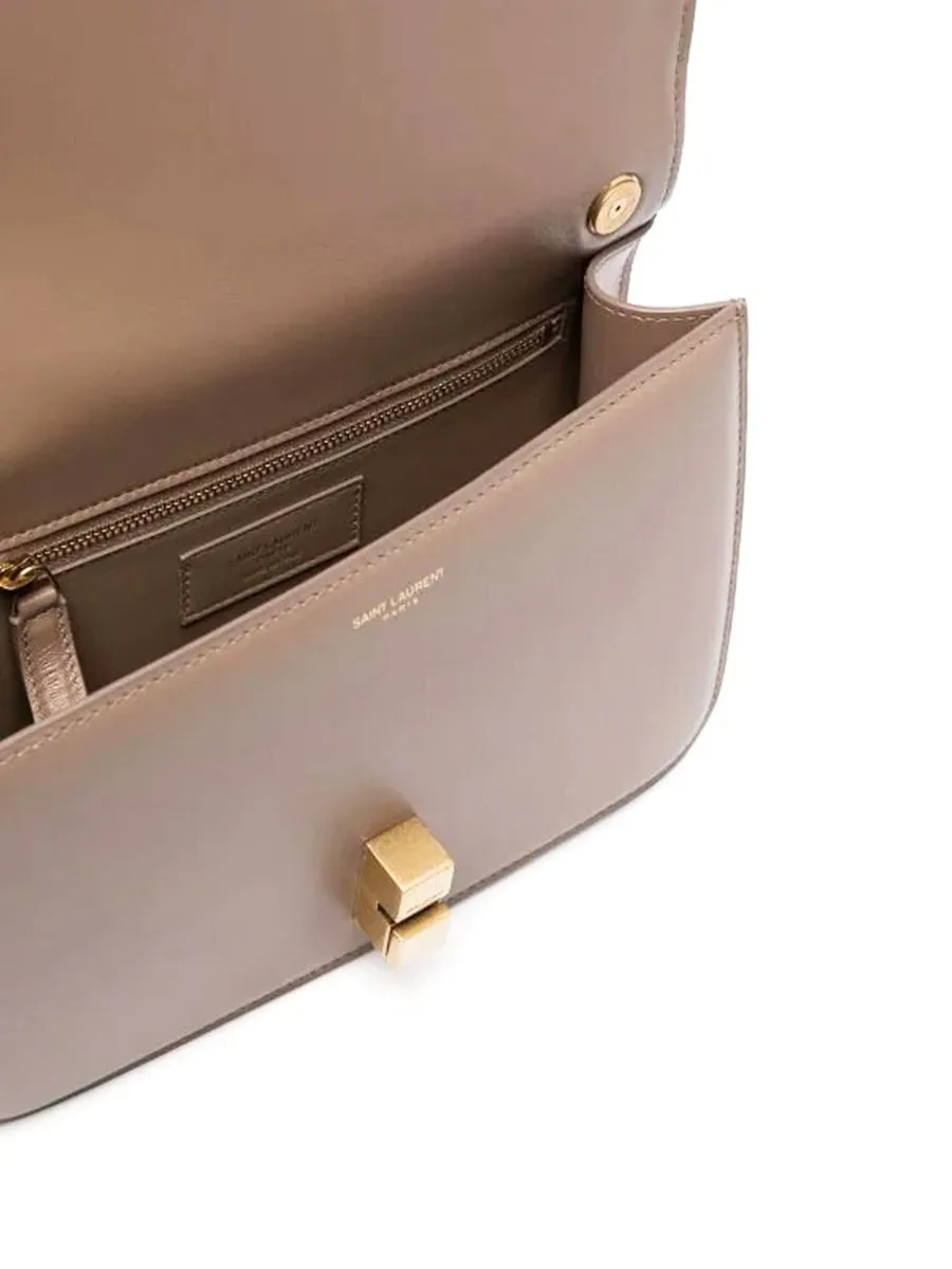 Le Carré Satchel in Box Saint Laurent Leather