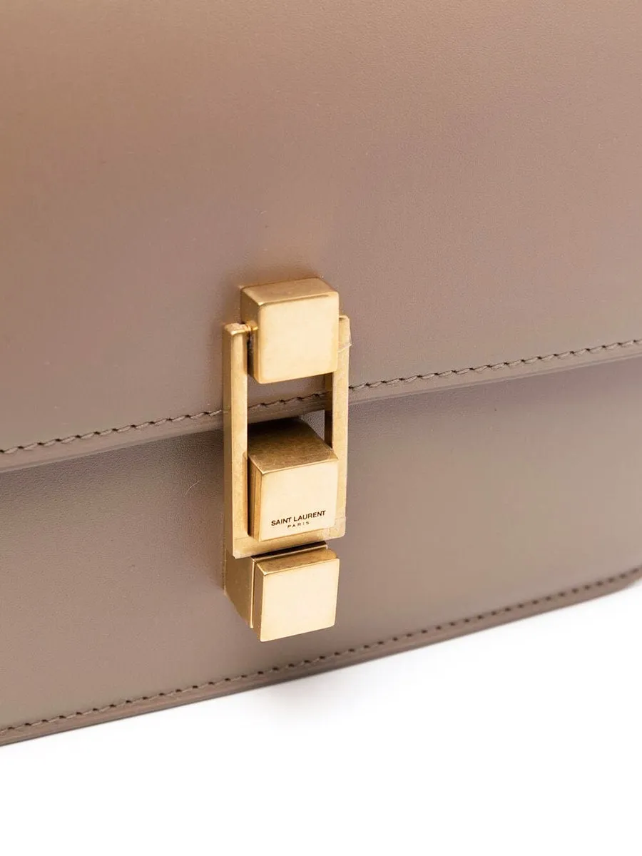 Le Carré Satchel in Box Saint Laurent Leather