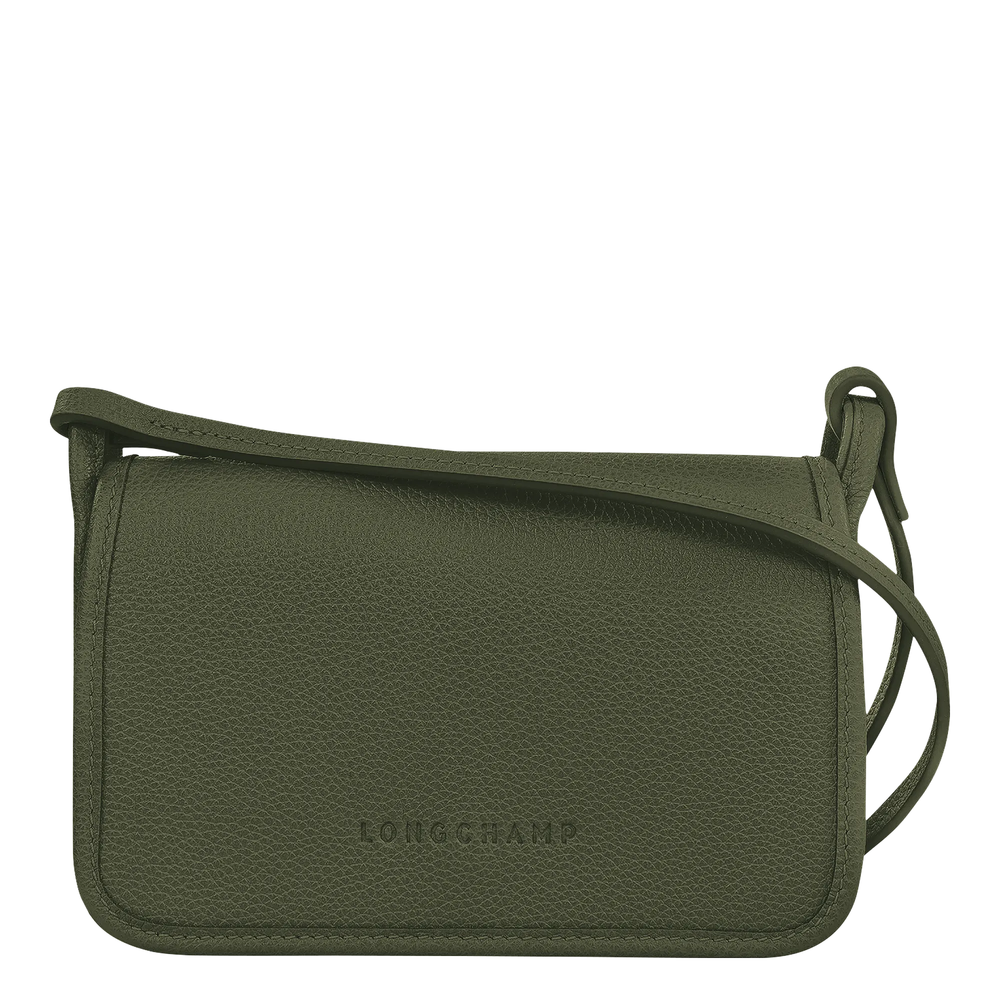 Le Foulonné XS Clutch Khaki - Leather