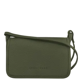 Le Foulonné XS Clutch Khaki - Leather