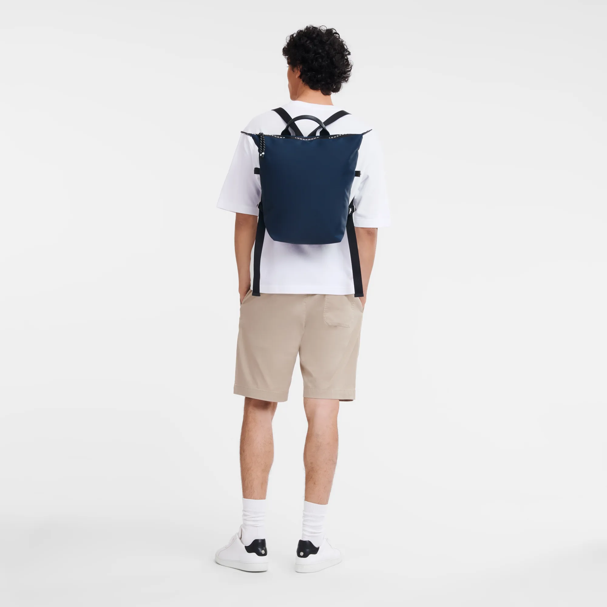 Le Pliage Energy L Backpack Navy - Recycled canvas