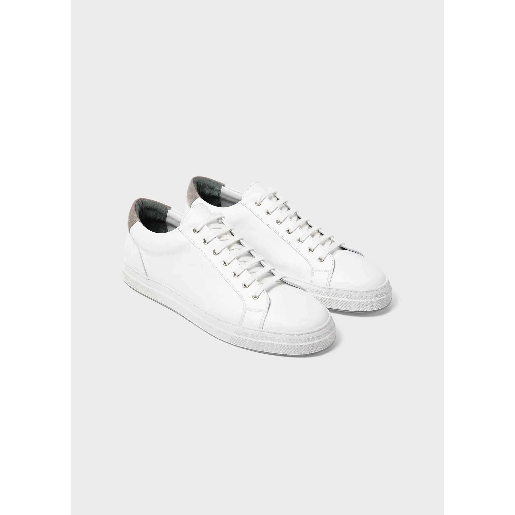 Leather Tennis Shoes | Women | White