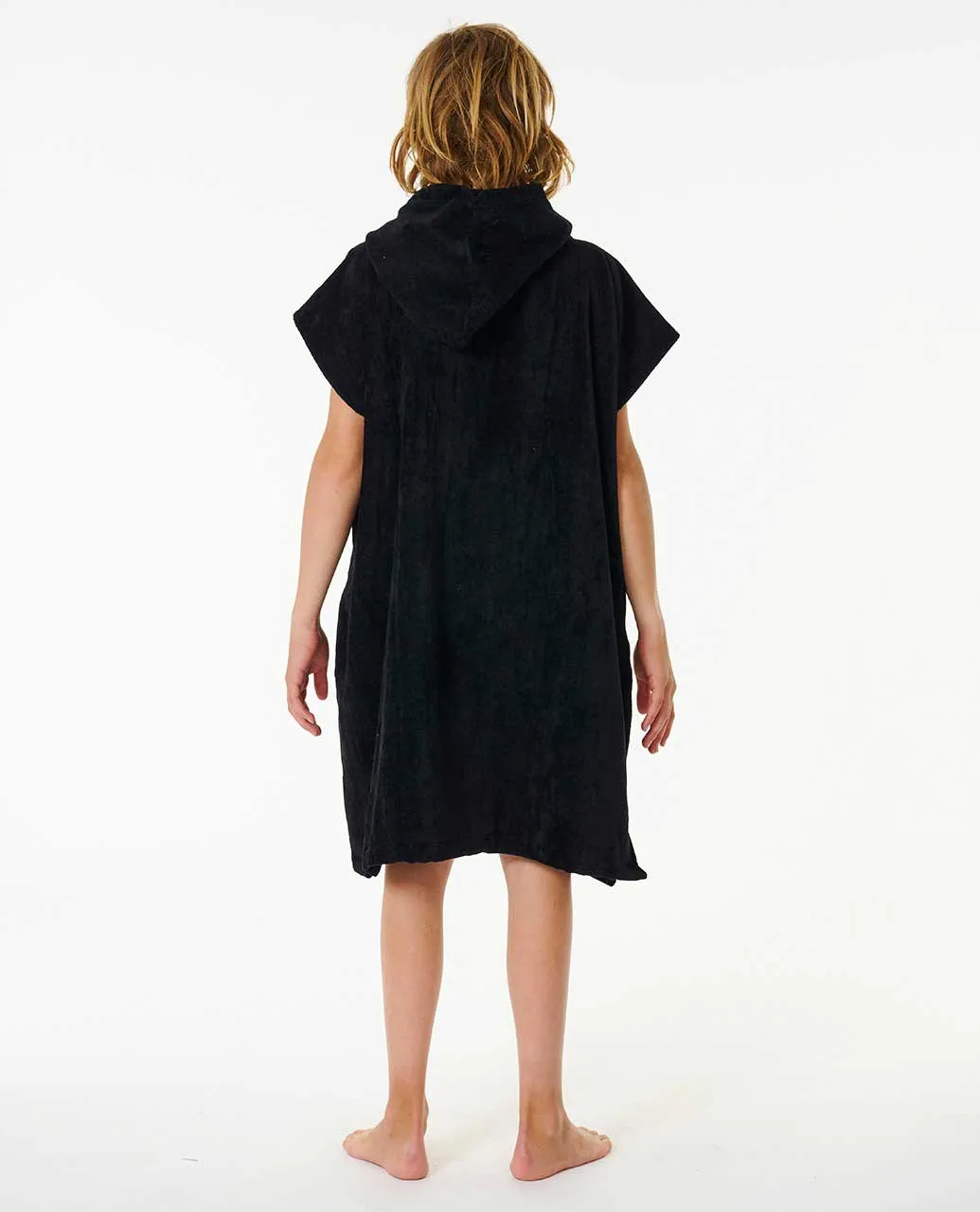 Logo hooded Poncho Boy