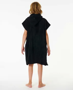 Logo hooded Poncho Boy