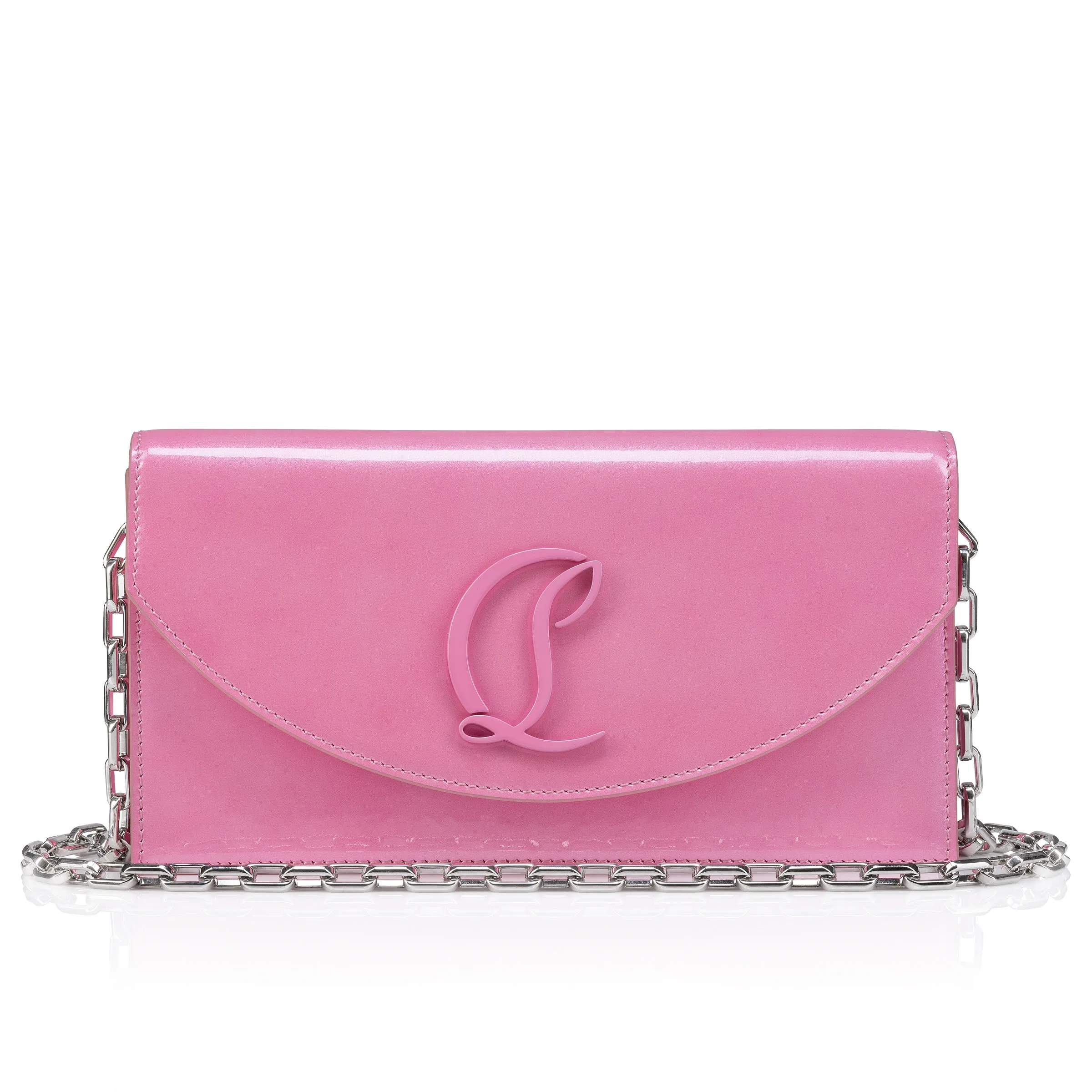 Loubi54 Clutch - Iridescent patent leather - Baby B