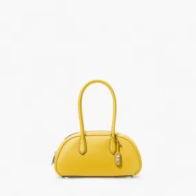 Lulu Small Pebbled Leather Satchel