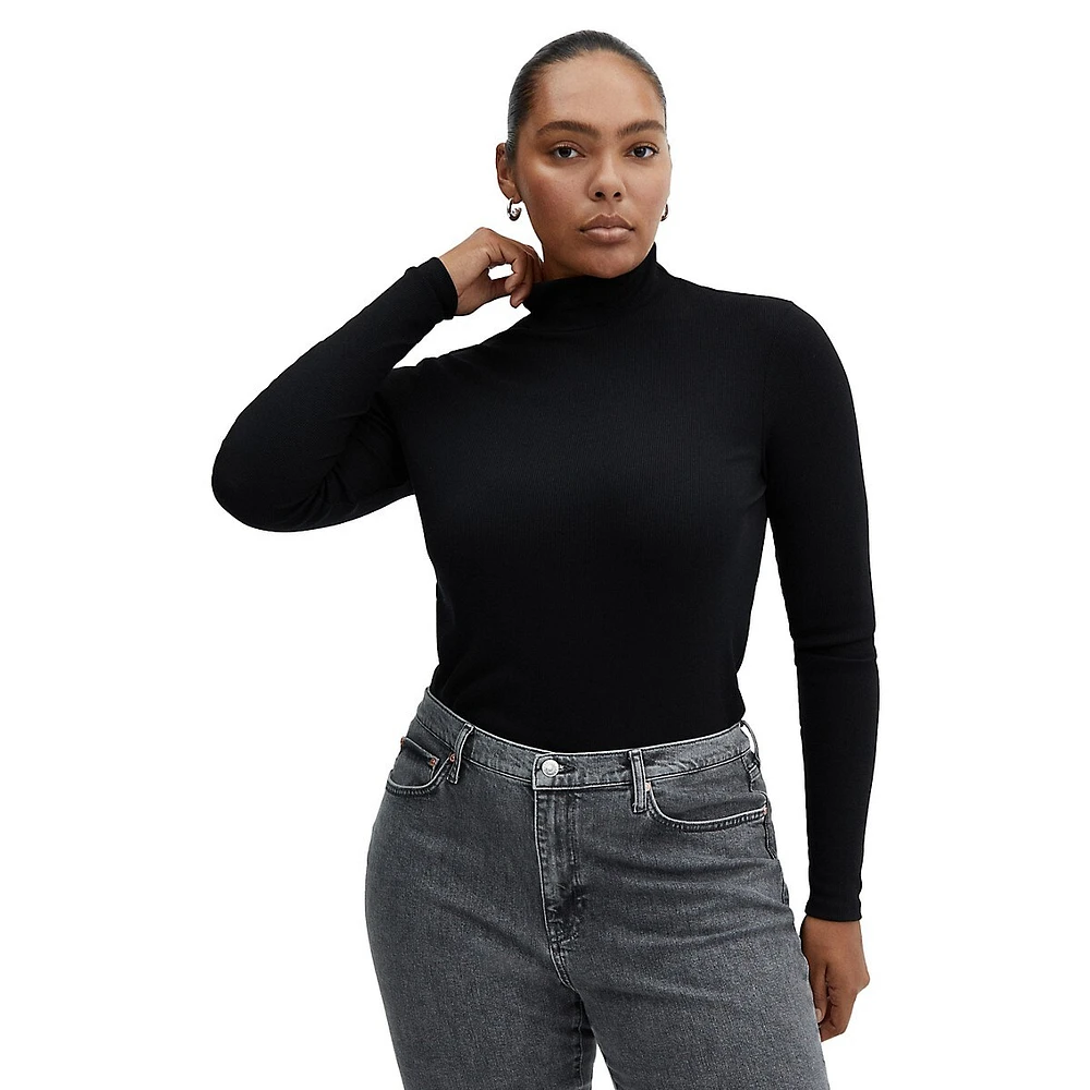 Mango Turtleneck Top