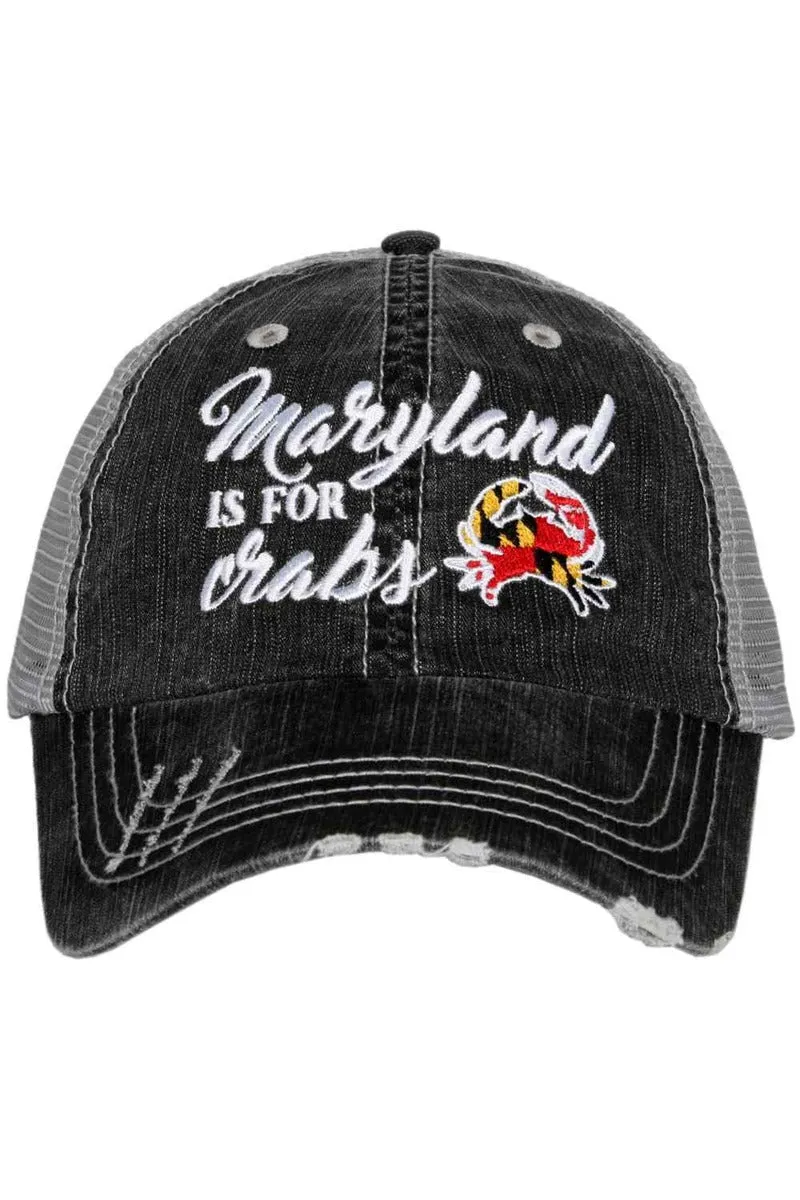 Maryland is for Crabs Trucker Hats