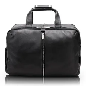 McKlein USA Avondale 22 Leather Triple Compartment Carry-All Travel Laptop Duffel