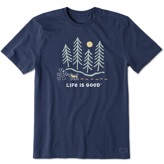 Men's Hiking through the Woods  Crusher-LITE Tee