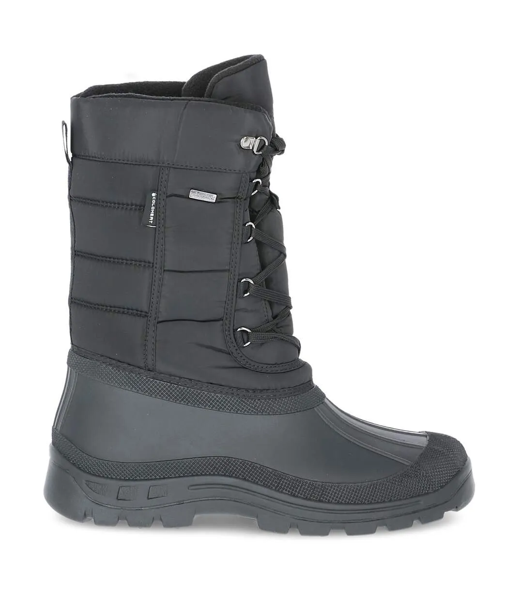 Mens straiton ii waterproof snowboots black Trespass