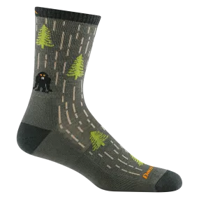 Men's Yarn Goblin Micro Crew Lightweight Hiking Sock - Forest - 5015