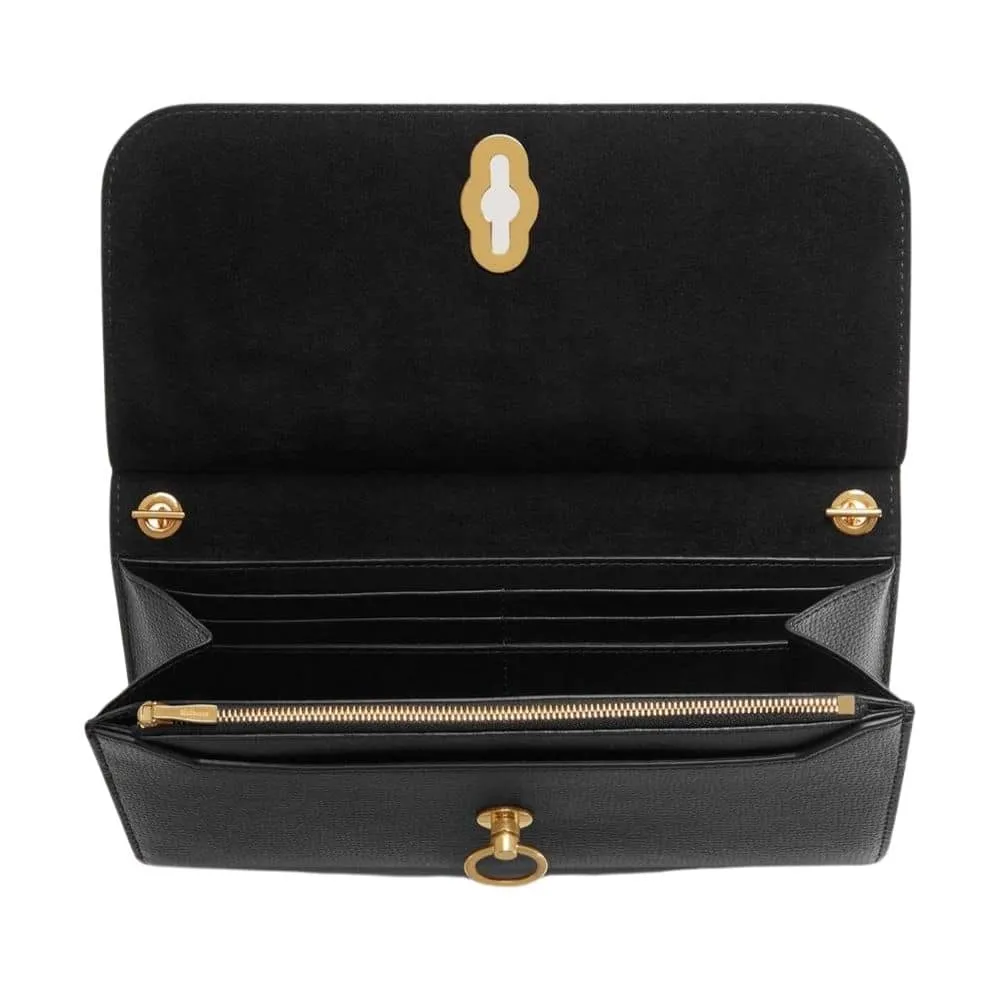 Mulberry Amberley Clutch Black Small Classic Grain Bag | Menswear Online