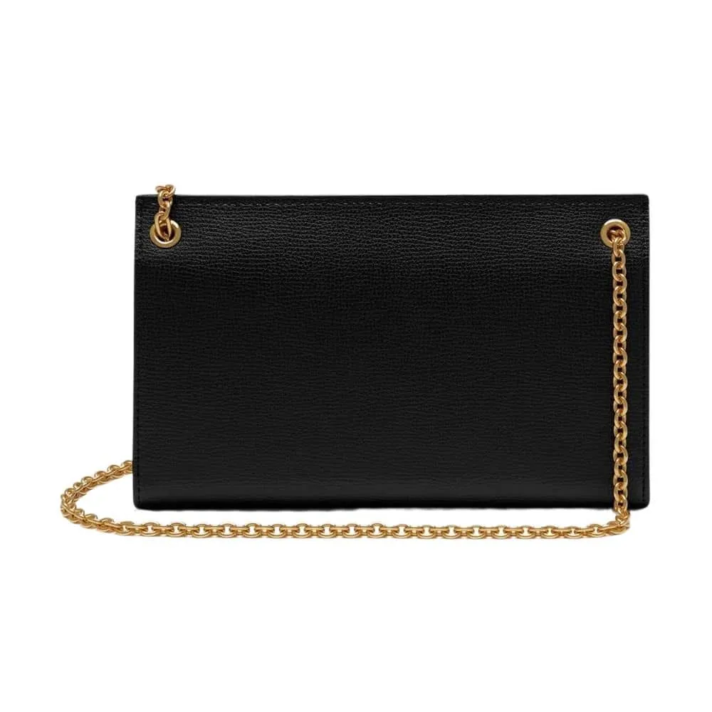 Mulberry Amberley Clutch Black Small Classic Grain Bag | Menswear Online