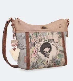 Nature Watcher printed crossbody bag