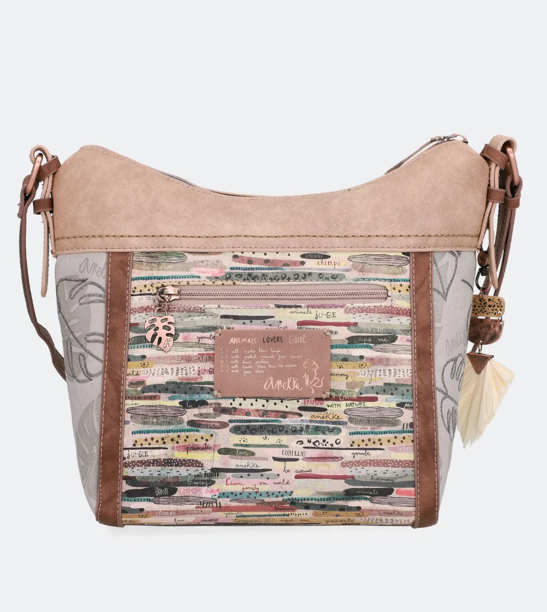 Nature Watcher printed crossbody bag