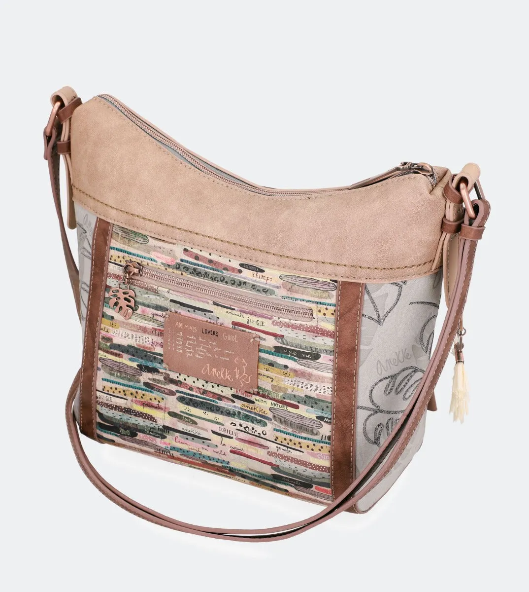 Nature Watcher printed crossbody bag