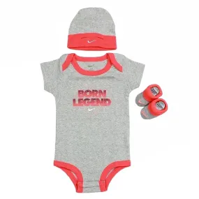 Nike Infant Boy's Born Legend 3-Piece Set (Hat, OneZ & Booties)