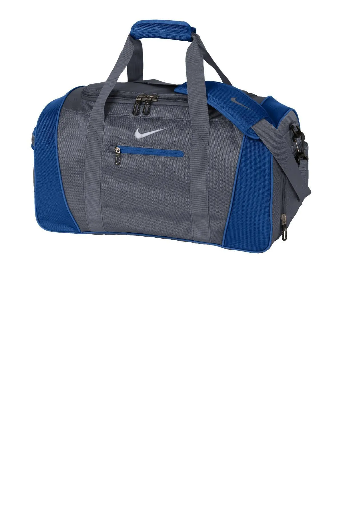 Nike Medium Duffel Company Logo TG0241 Dark Grey/ Military Blue