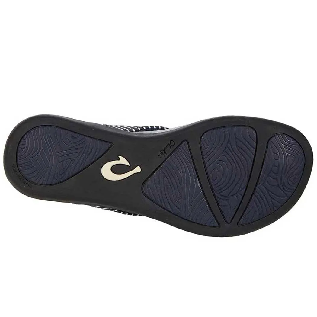 OluKai Ho'Opio Sandal Trench Blue/ Stripe (Women's)