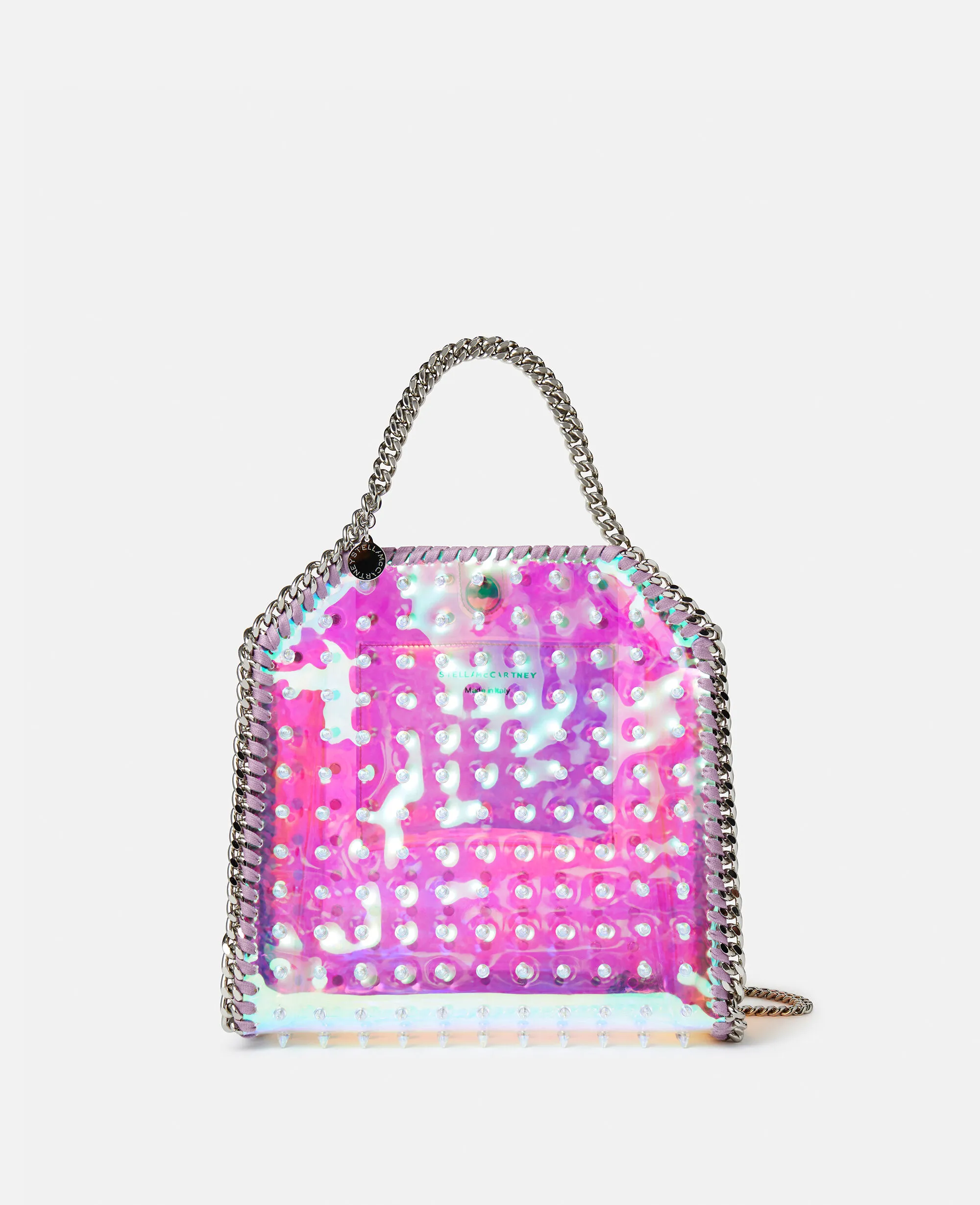 Online Exclusive Falabella Mini Holographic Spike Tote