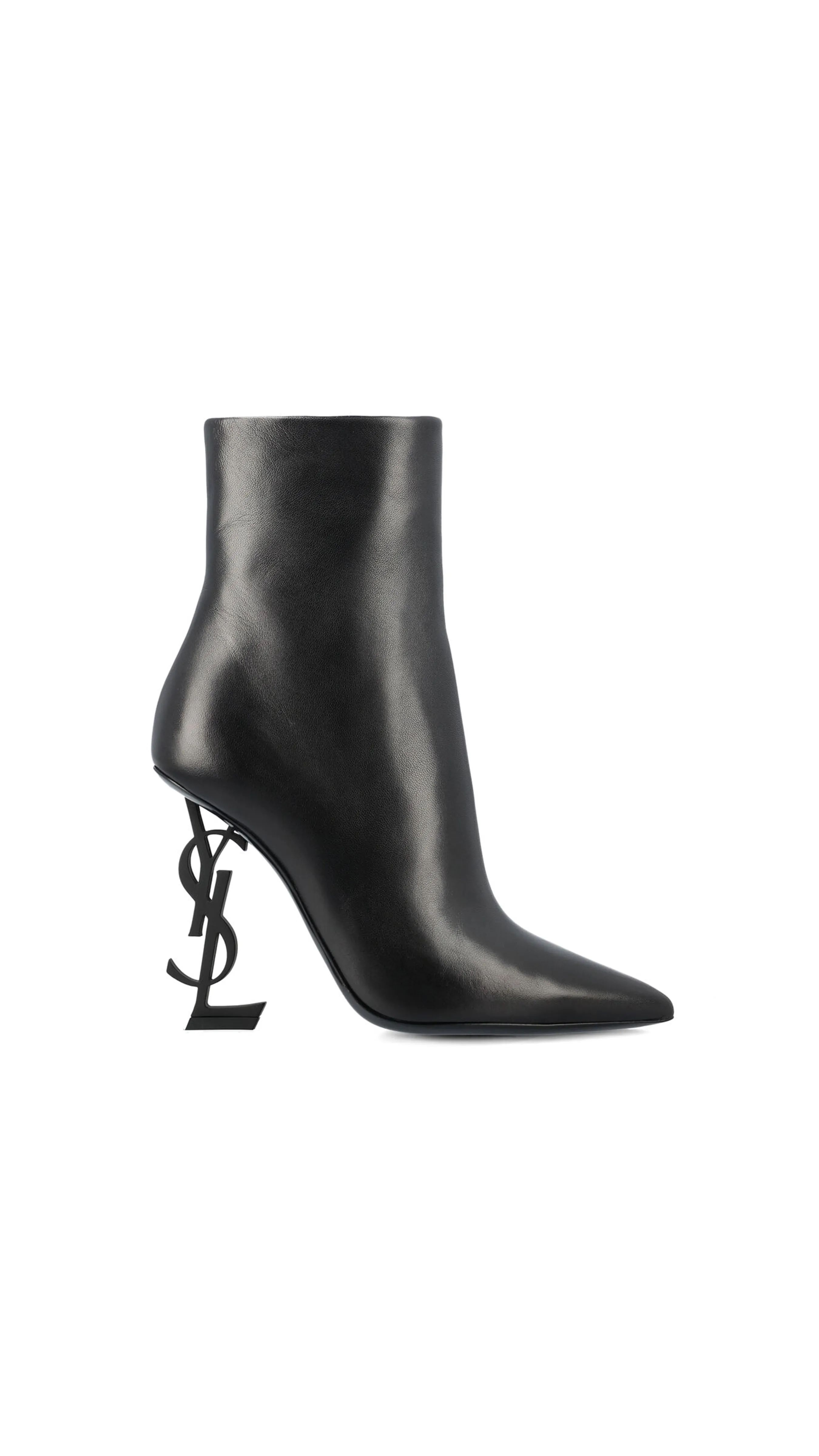 Opyum Booties in Leather - Black