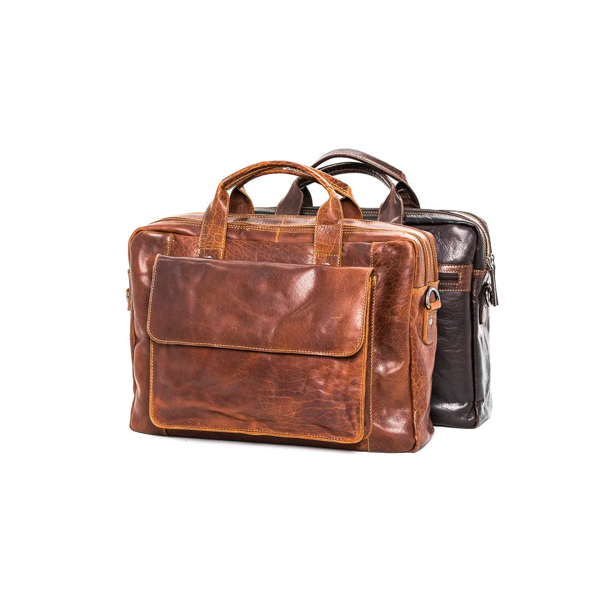 Oran Turku  Vintage Leather Satchel RH7002