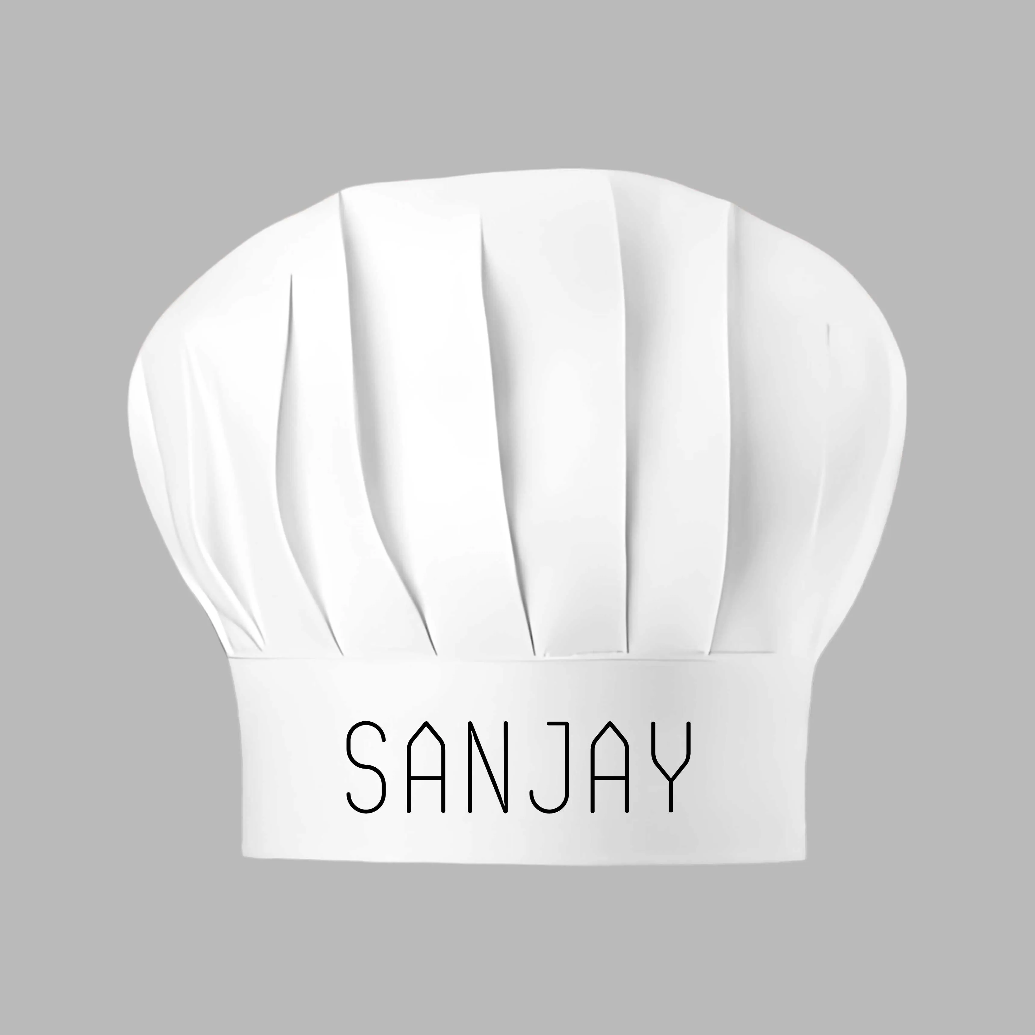 Personalized Chef Hats - Chef Toque with Name