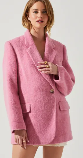 Pink Peacoat Short by ASTR the Label