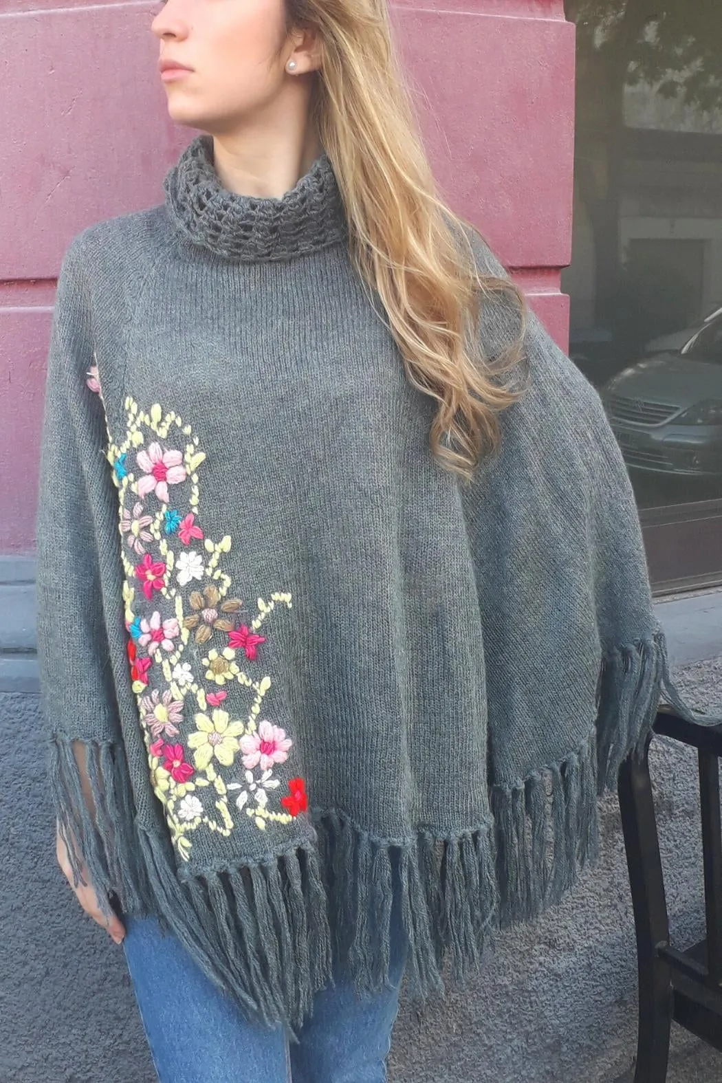 Poncho Embroidery