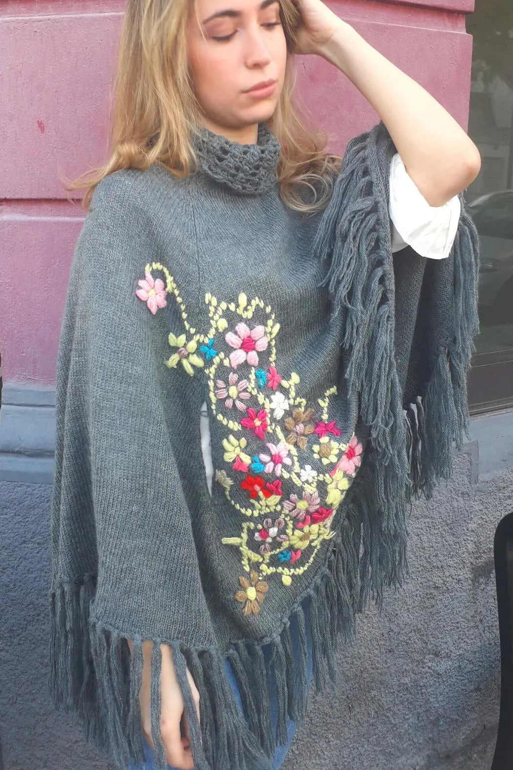 Poncho Embroidery