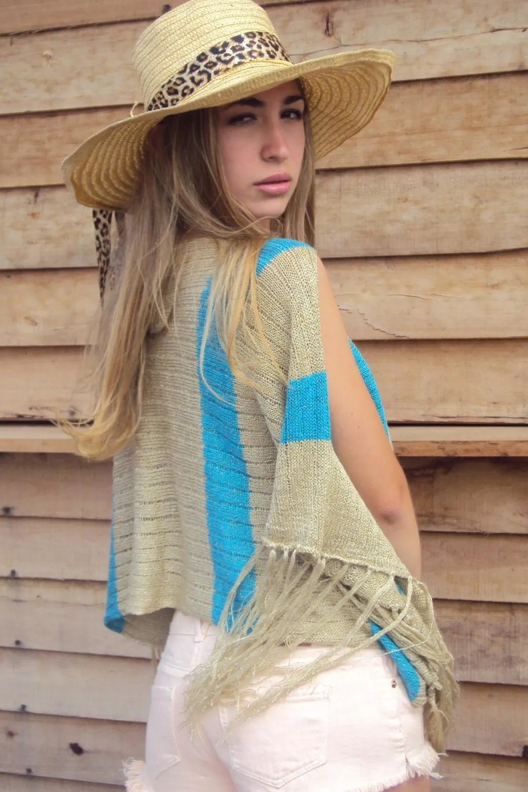 Poncho Slik Sand