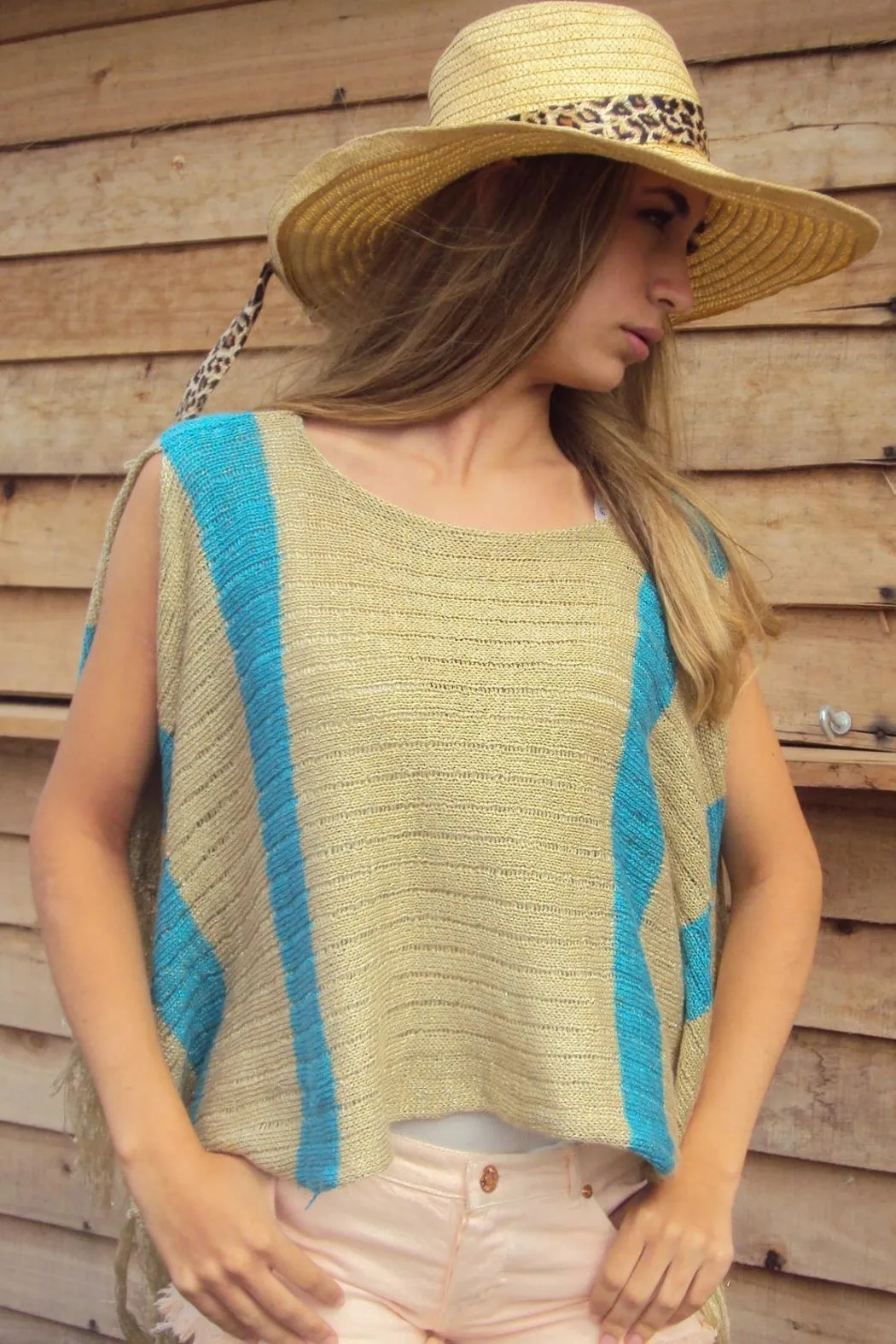 Poncho Slik Sand