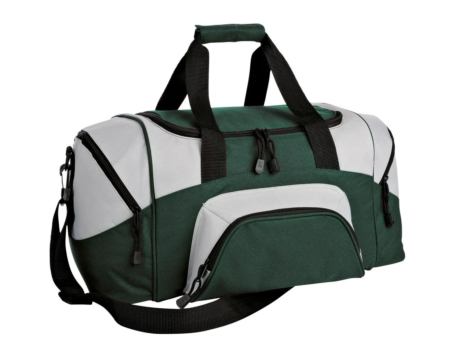 Port Authority - Small Colorblock Sport Duffel BG990S Hunter/ Grey