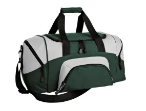 Port Authority - Small Colorblock Sport Duffel BG990S Hunter/ Grey