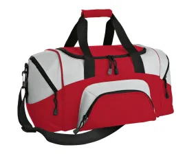 Port Authority - Small Colorblock Sport Duffel BG990S Red/ Grey