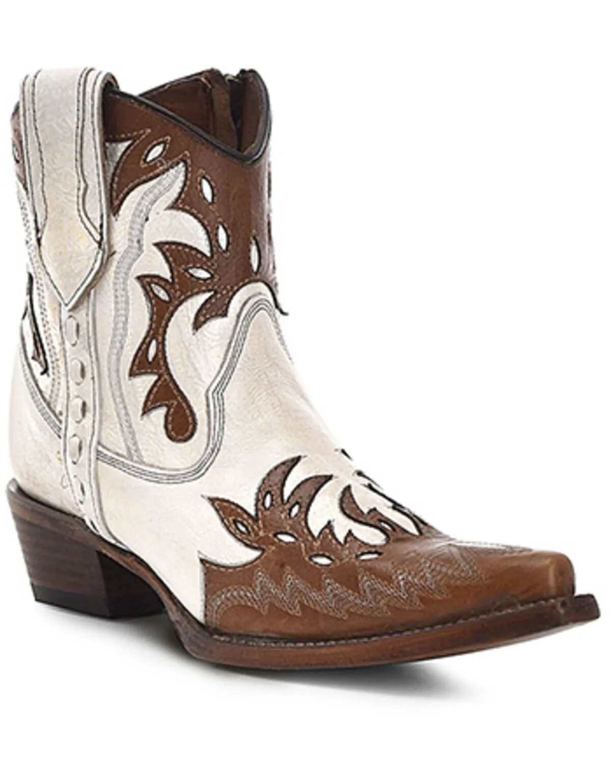 Product Name:  Circle G Women's Outlay Western Booties - Snip Toe