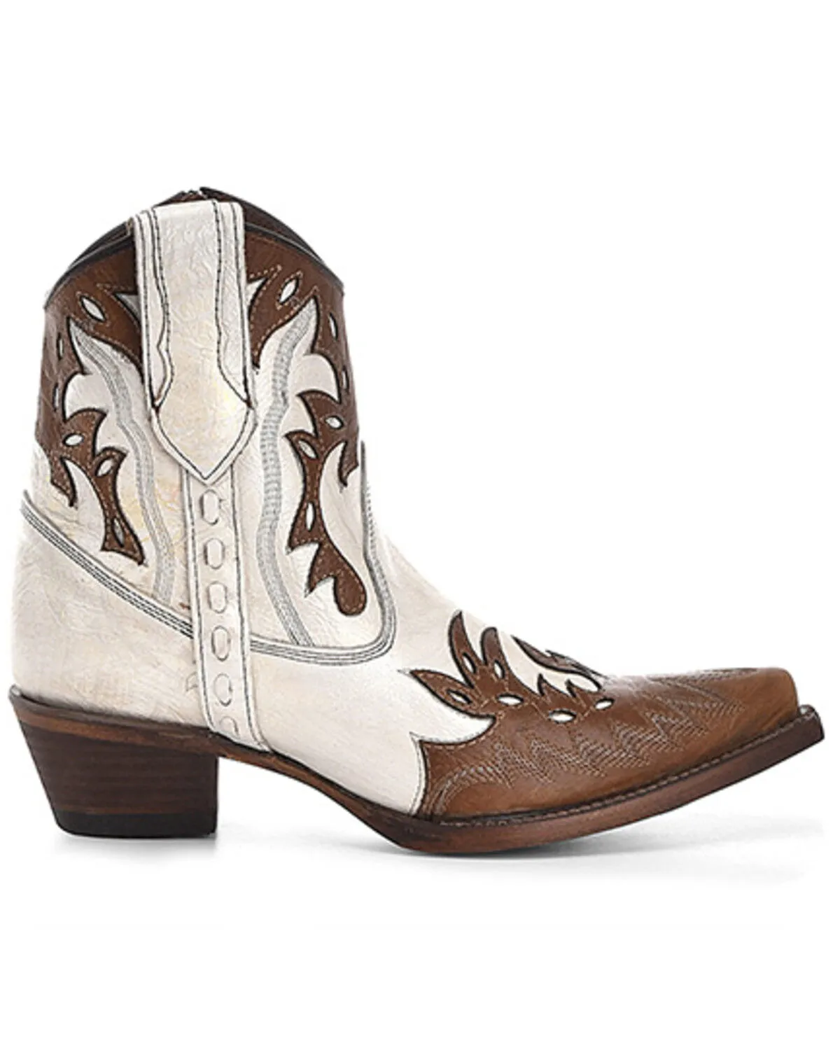 Product Name:  Circle G Women's Outlay Western Booties - Snip Toe