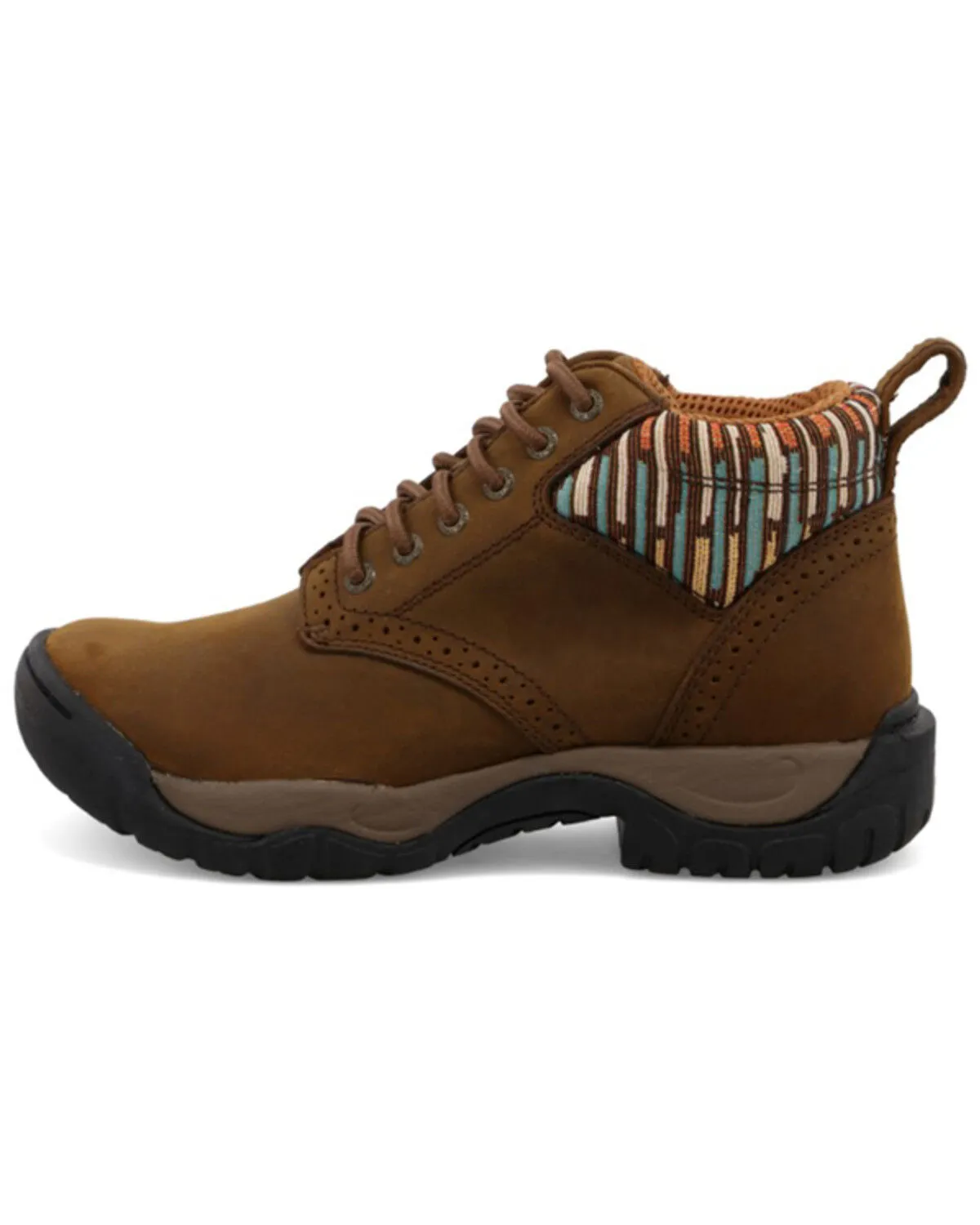 Product Name:  Twisted X Women's 4" All Around Lace-Up Hiking Multi Brown Work Boot - Round Toe