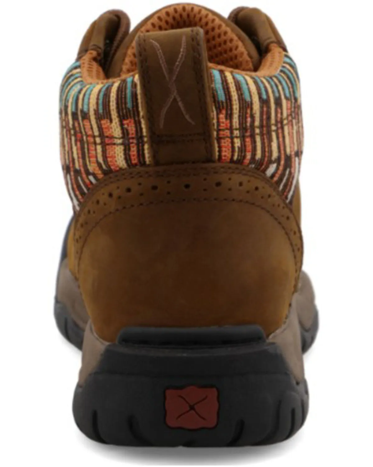 Product Name:  Twisted X Women's 4" All Around Lace-Up Hiking Multi Brown Work Boot - Round Toe