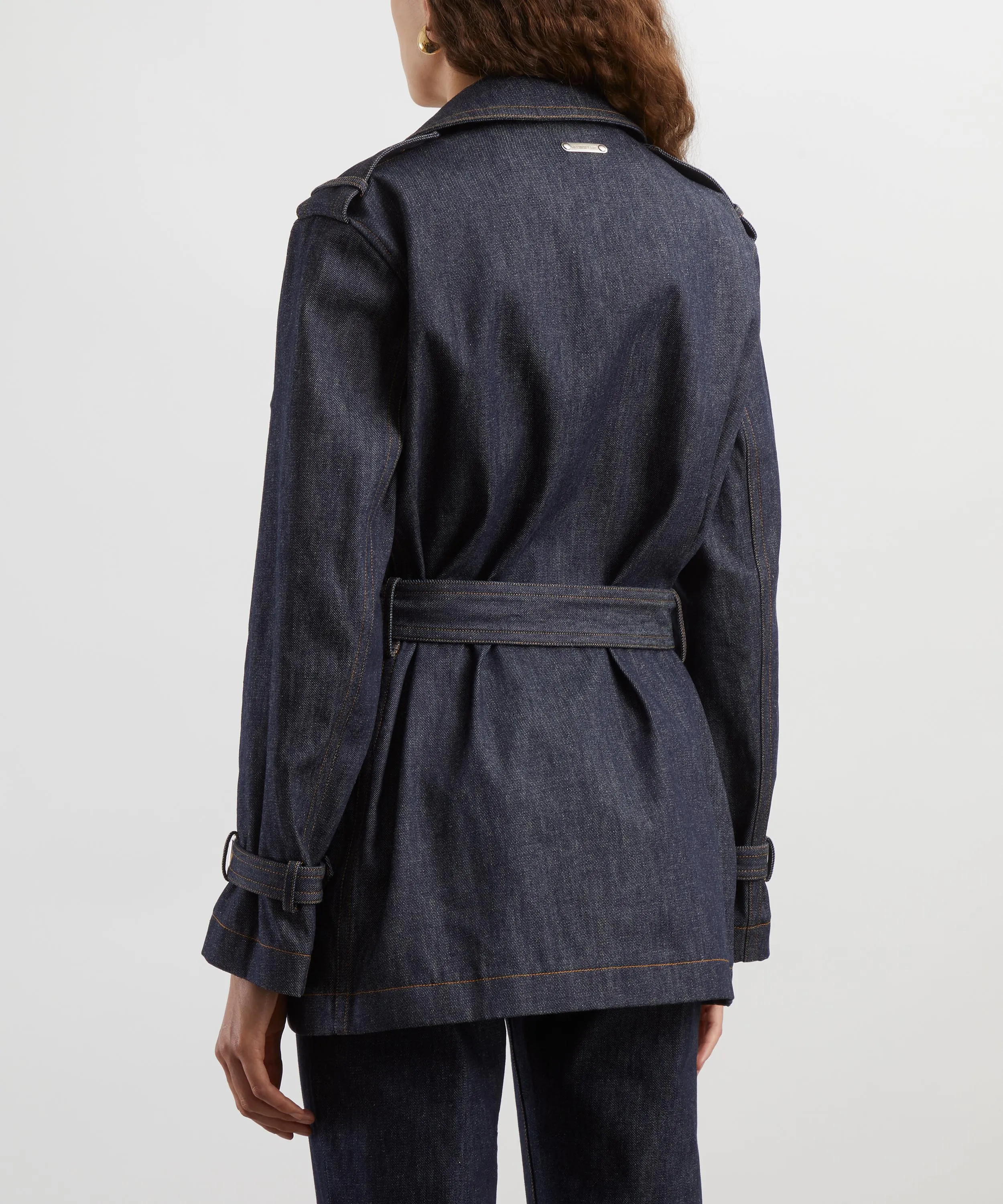 Rider Denim Trench Jacket