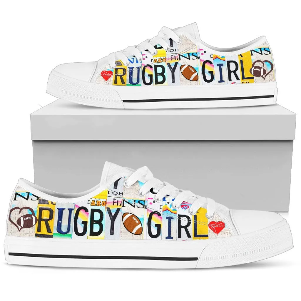 Rugby Girl Low Top Womens Tennis Shoes